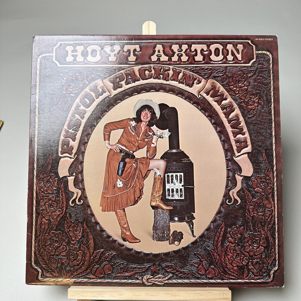 Vintage Hoyt Axton Vinyl LP Pistol Packin’ Mama 1982 Country Folk Jeremiah